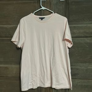 Lands end Women's Relaxed Supima‎ Cotton T-Shirt Size 1X Color Simply Pink